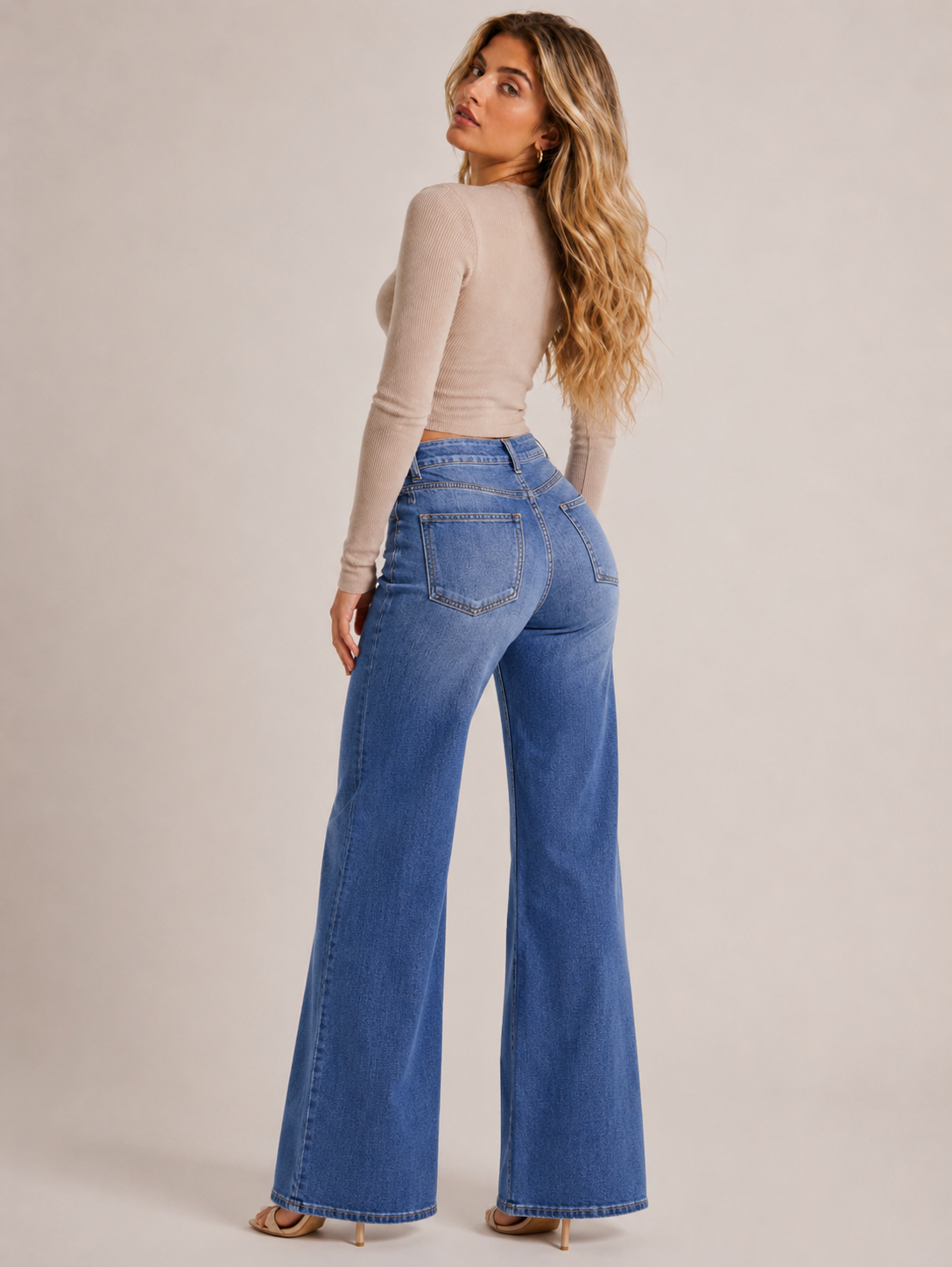 Jeans de cintura alta