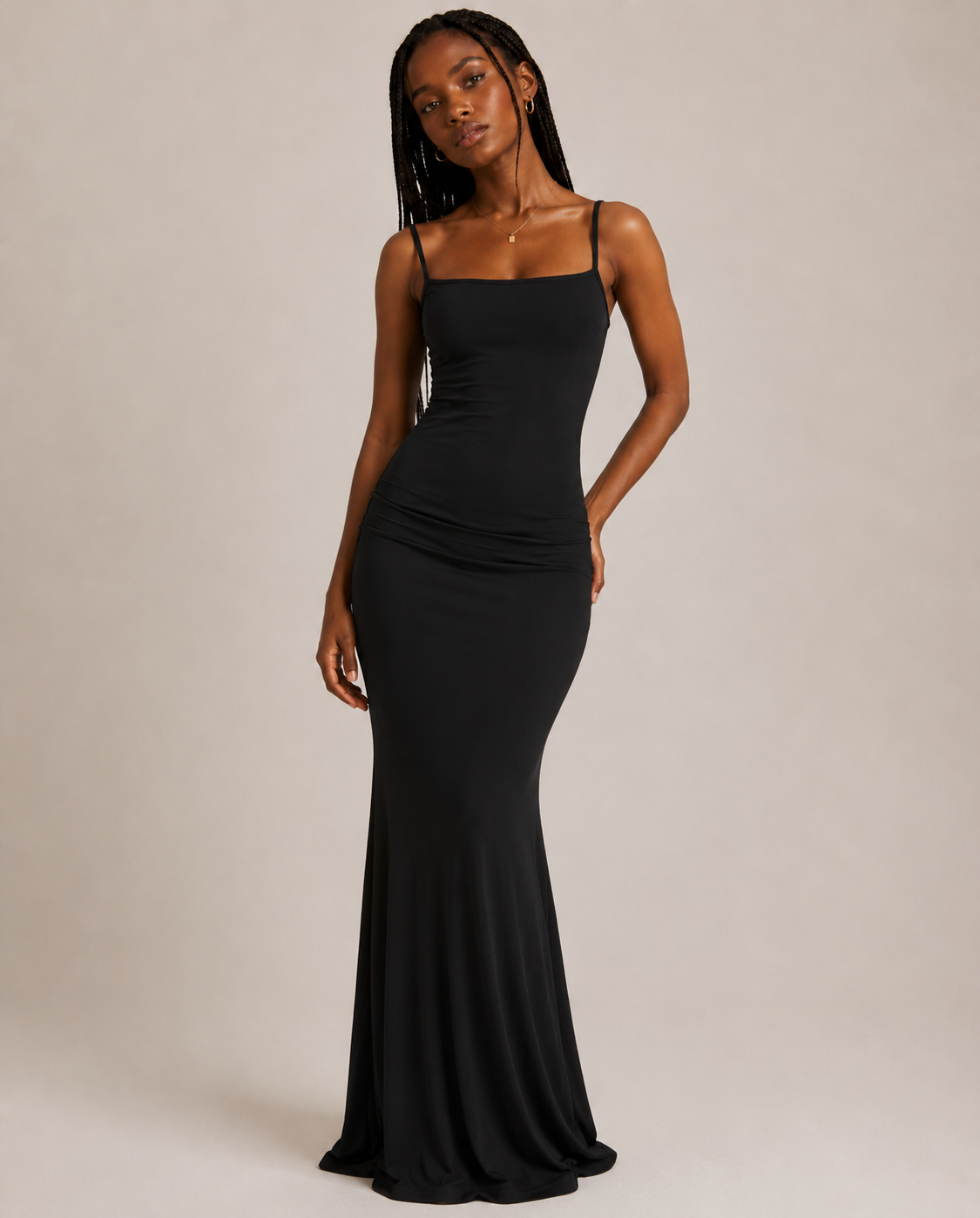 Vestido largo con tirante