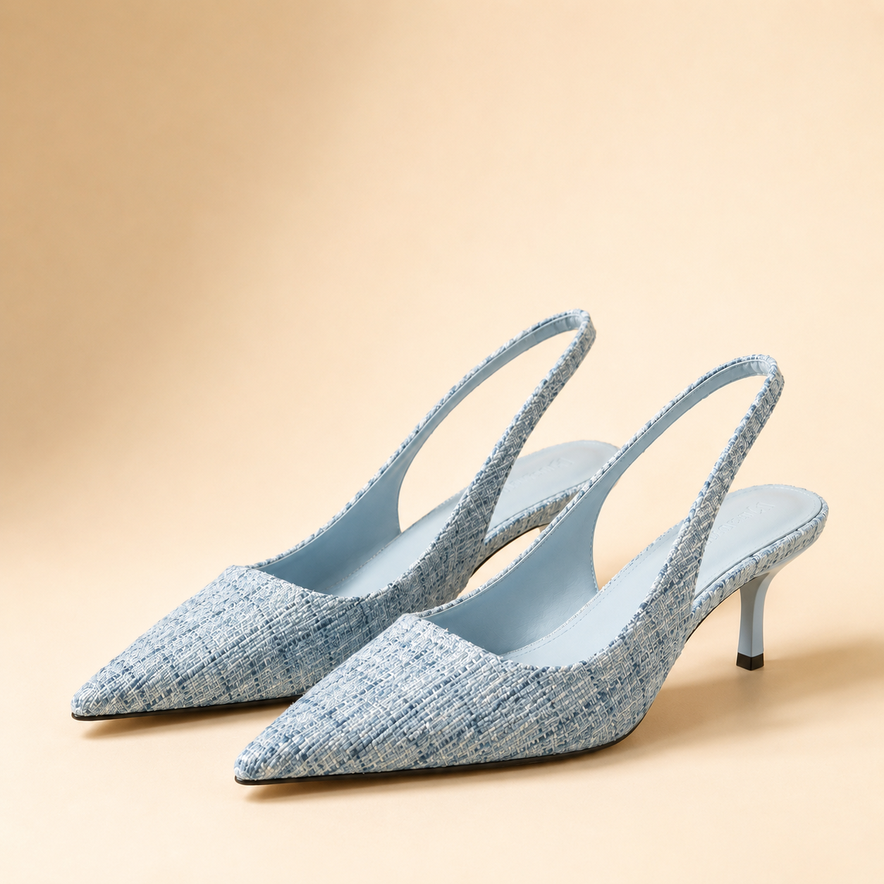 Tacones de punto