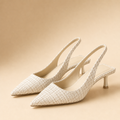 Tacones de punto
