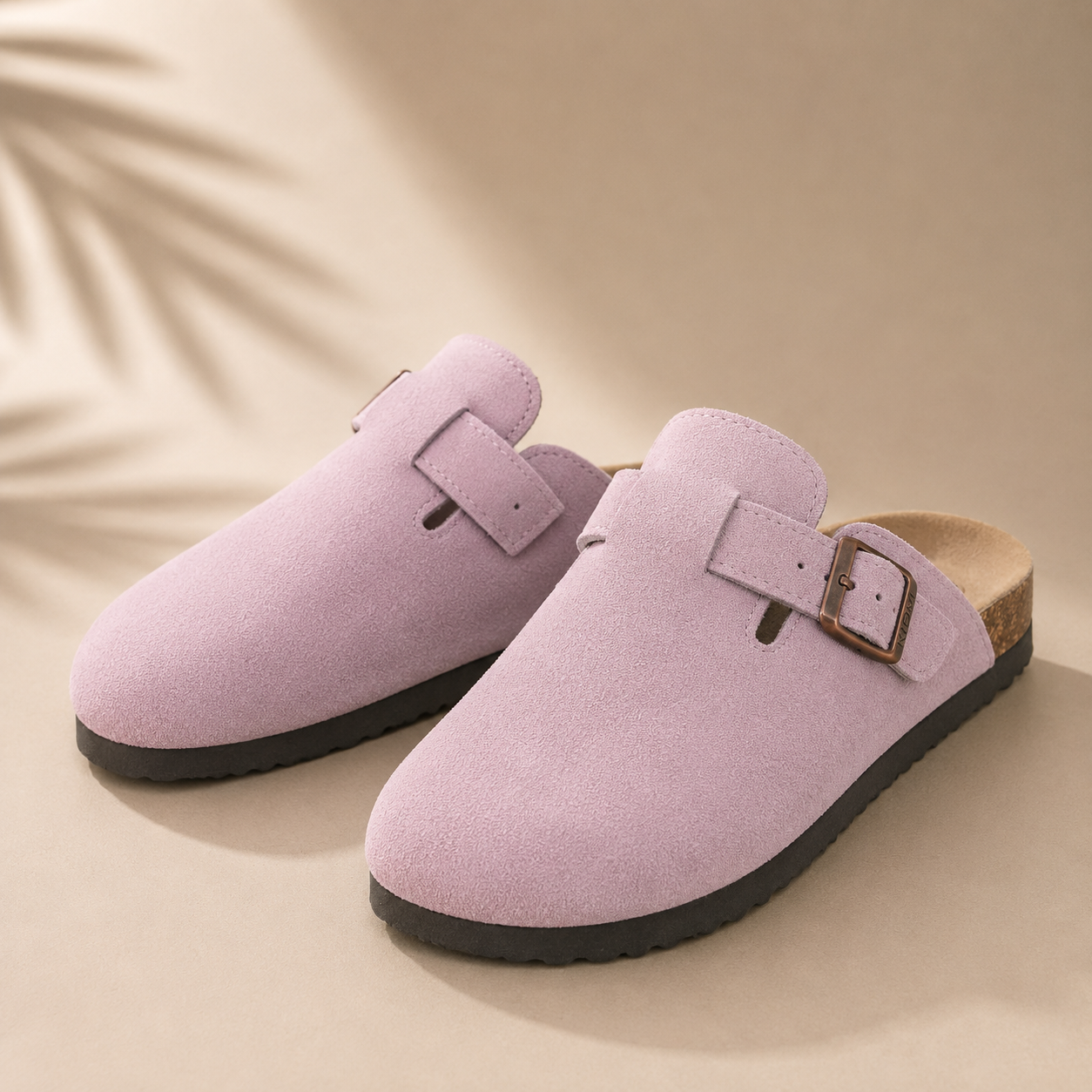 Sandalias de gamuza