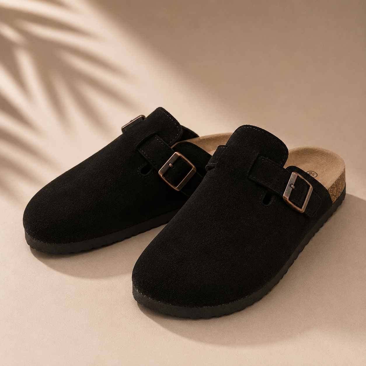 Sandalias de gamuza