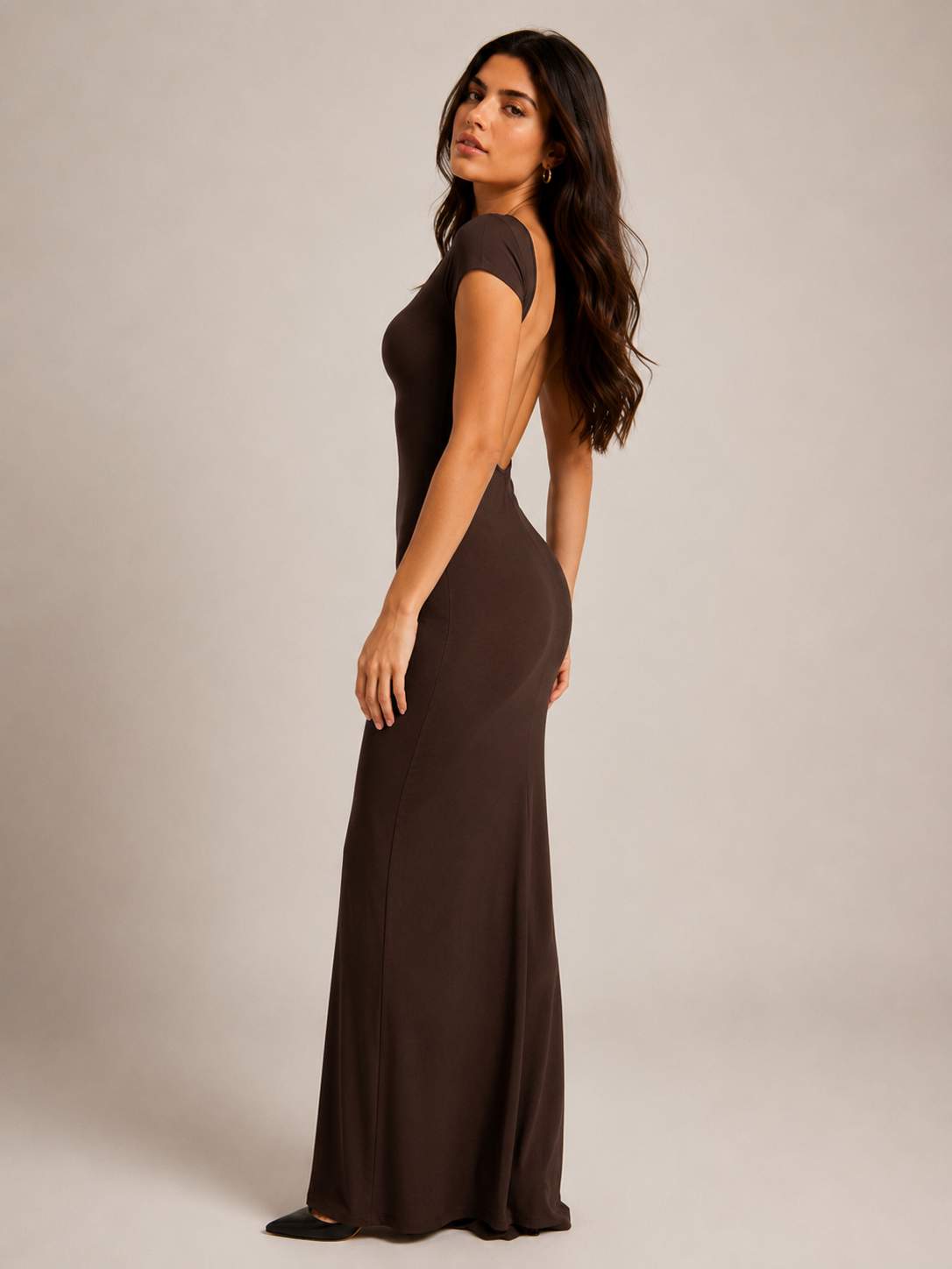 Vestido básico ajustado