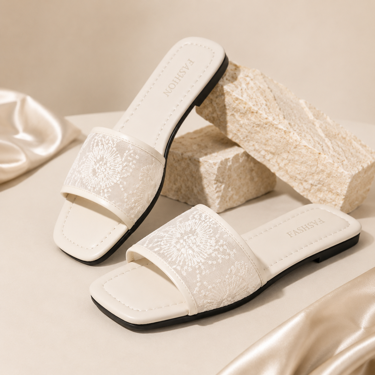 Sandalias bordadas