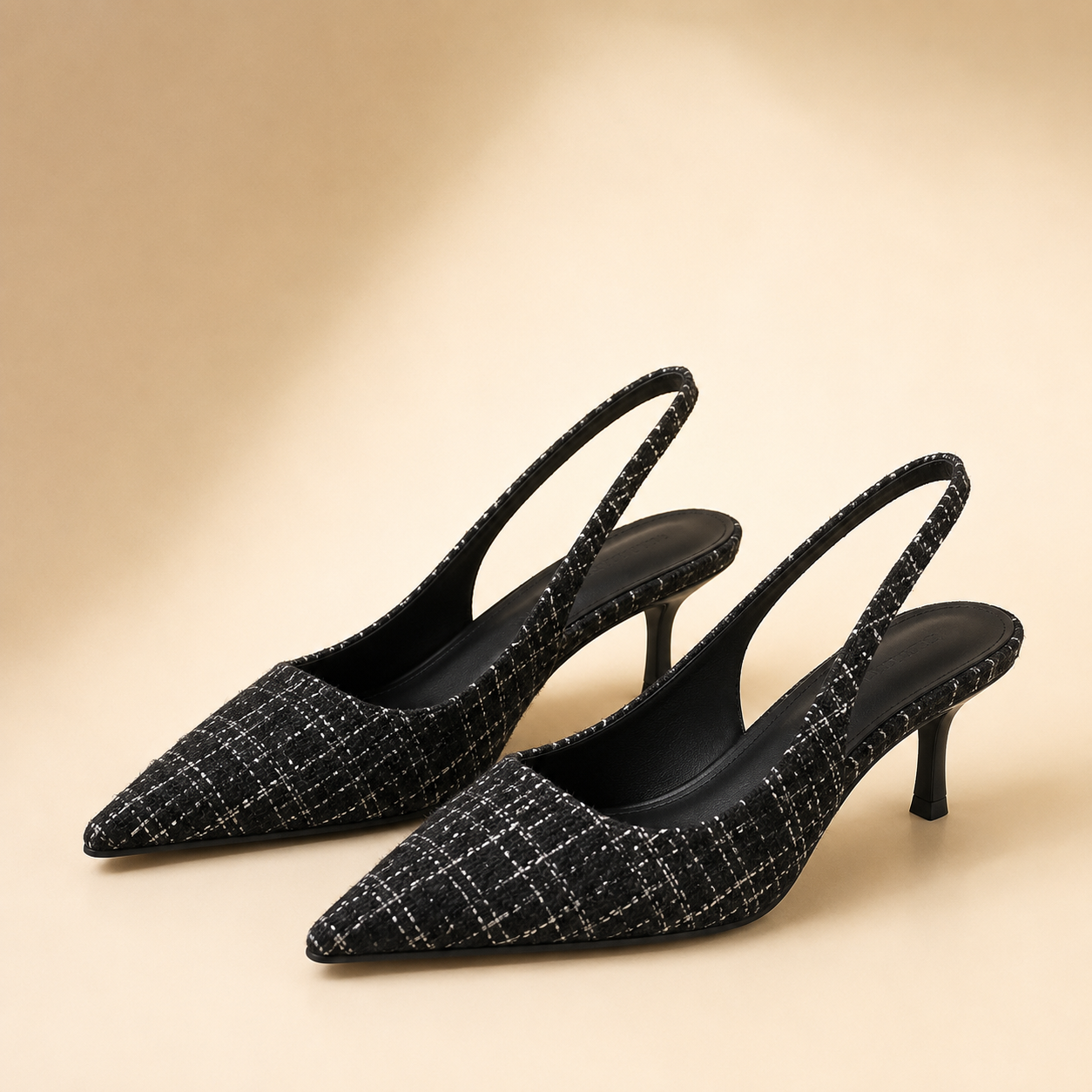 Tacones de punto