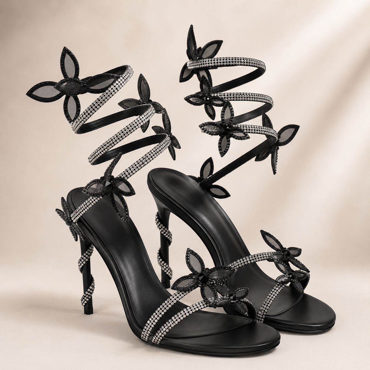 Tacones de mariposas