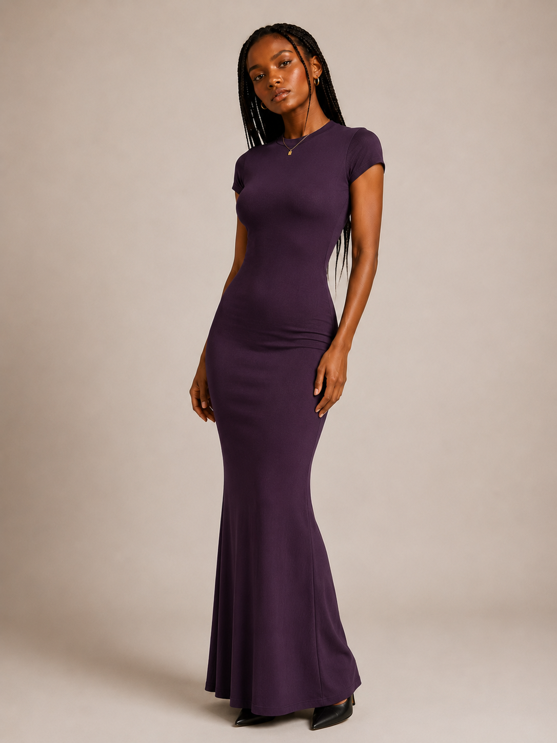 Vestido básico ajustado